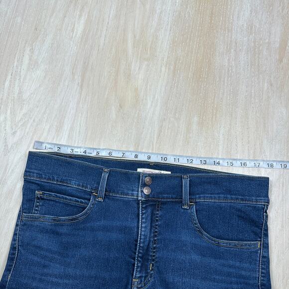 Levi's 311 Shaping Skinny Blue Dark Wash Denim Casual Stretch Jeans Women's 33 - Picture 11 of 16